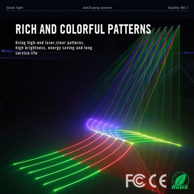 6 Eyes Full Color Animation Laser Light | JC LIGHT