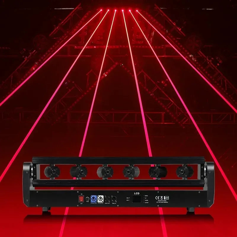 6 Eyes Laser Moving Head Light | JC LIGHT