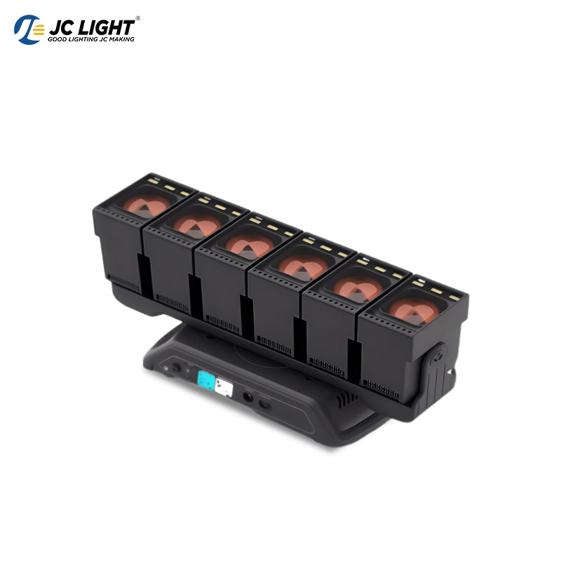 6x60W LED BEAM ZOOM MOVING HEAD LIGHT WITH AUXILIARY LIGHT