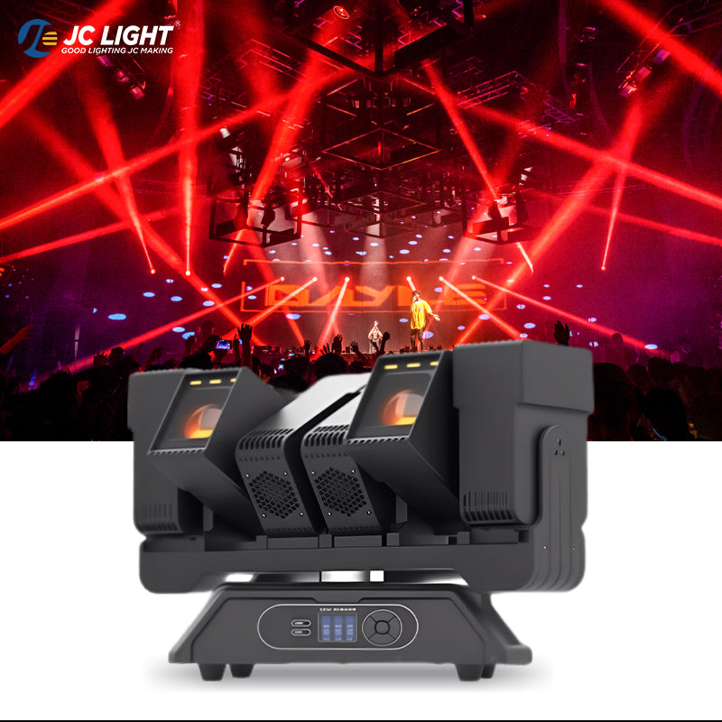 6x60W LED BEAM ZOOM MOVING HEAD LIGHT WITH AUXILIARY LIGHT