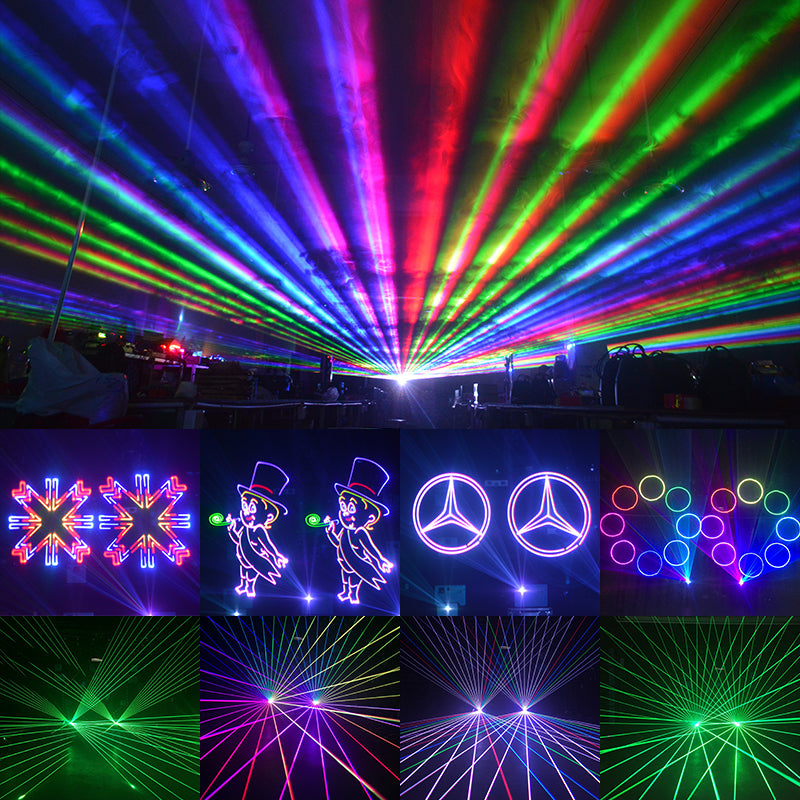 Waterproof Full color animation landmark laser light