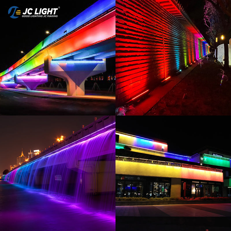 LUCE DA PARETE A LED 4 IN 1 IMPERMEABILE 18/24 PEZZI