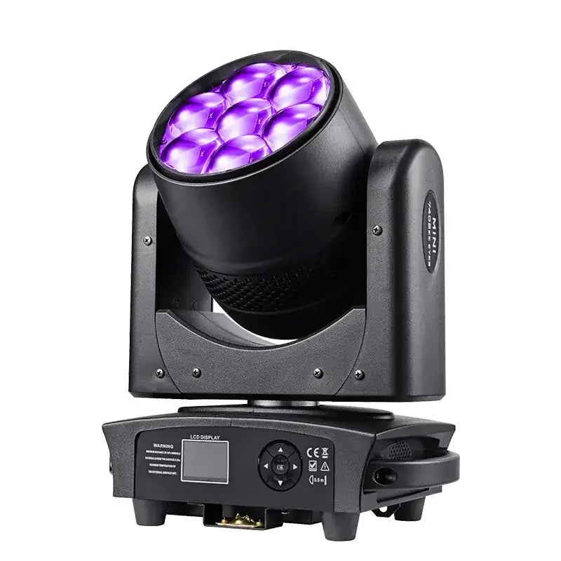 7 pezzi * 15/40W BEE EYES MINI LED ZOOM LUCE A TESTA MOBILE