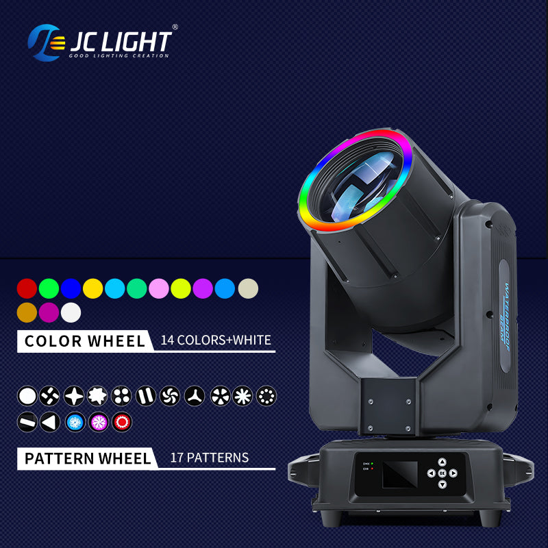 FASCIO LUCE IMPERMEABILE DA 380 W CON ANELLO LED (LEGGERO)