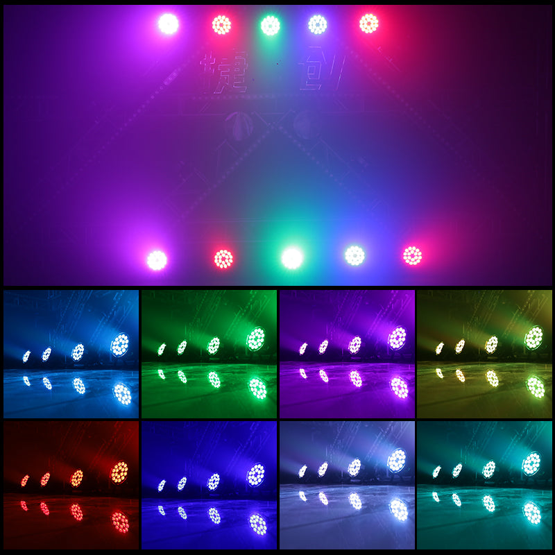 18pcs Waterproof LED Par light (Whale Shark)