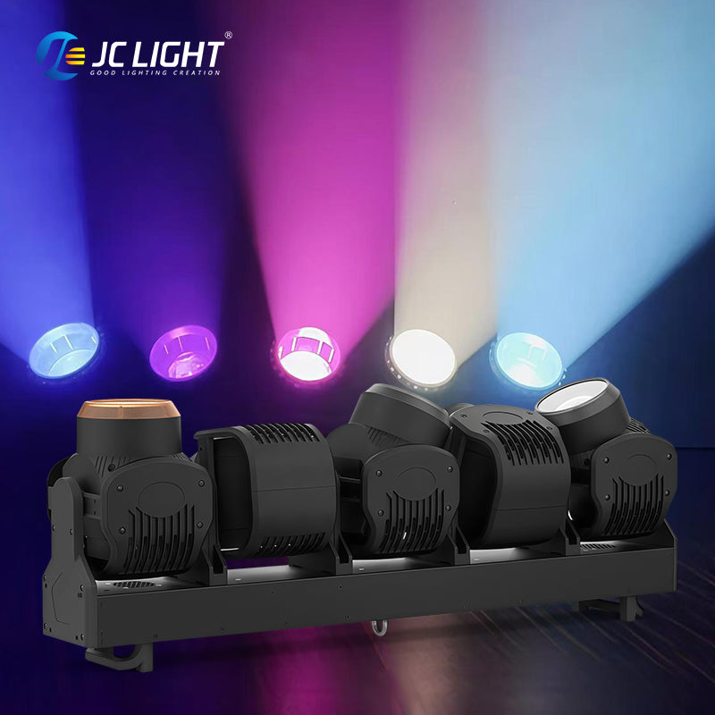 5 HEADS LED BEAM MOVING HEAD LIGHT WITH LED RING