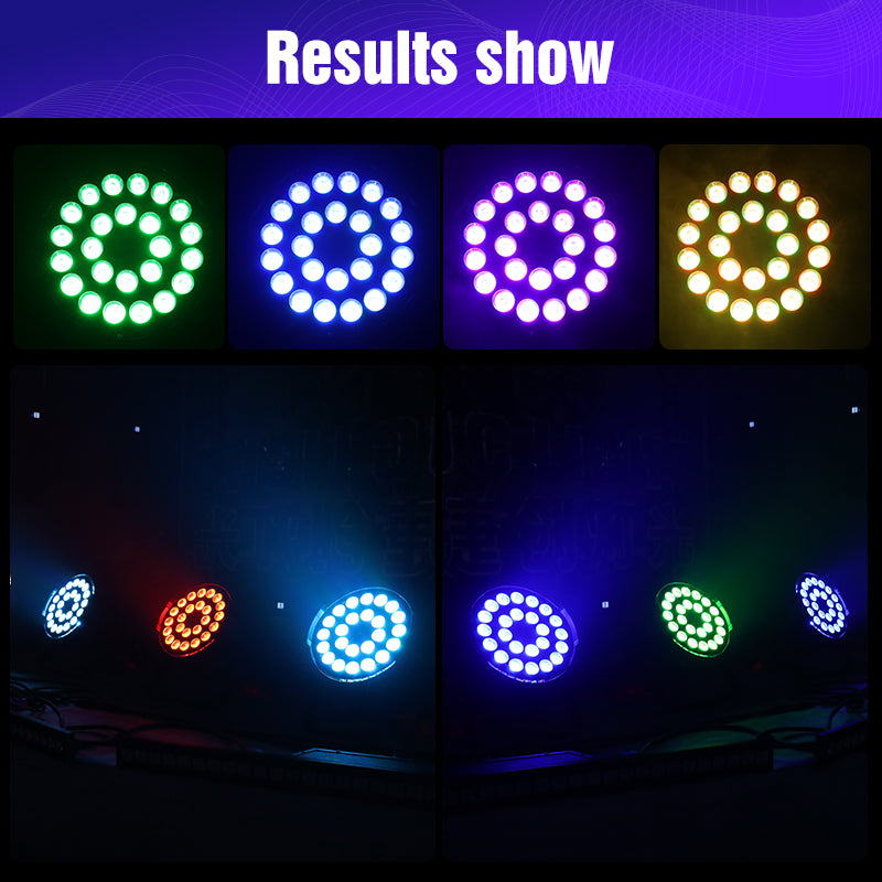 24pcs Waterproof LED Par light (Whale Shark)