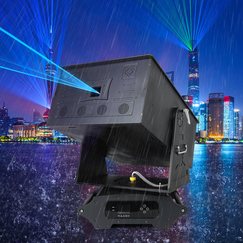 Waterproof Full color animation landmark laser light