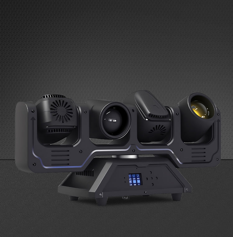 4x40W LED BEAM MOVING HEAD LIGHT WITH AUXILIARY LIGHT