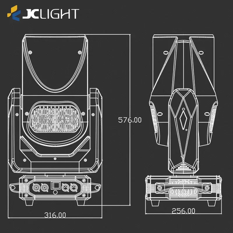 COB ZOOM LED MOVING HEAD LIGHT