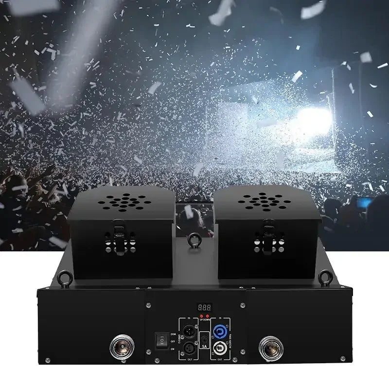 Double Head Snowstorm Confetti Machine | JC LIGHT
