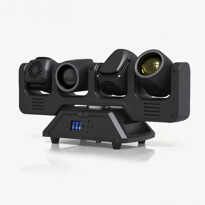 4x40W LED BEAM MOVING HEAD LIGHT WITH AUXILIARY LIGHT