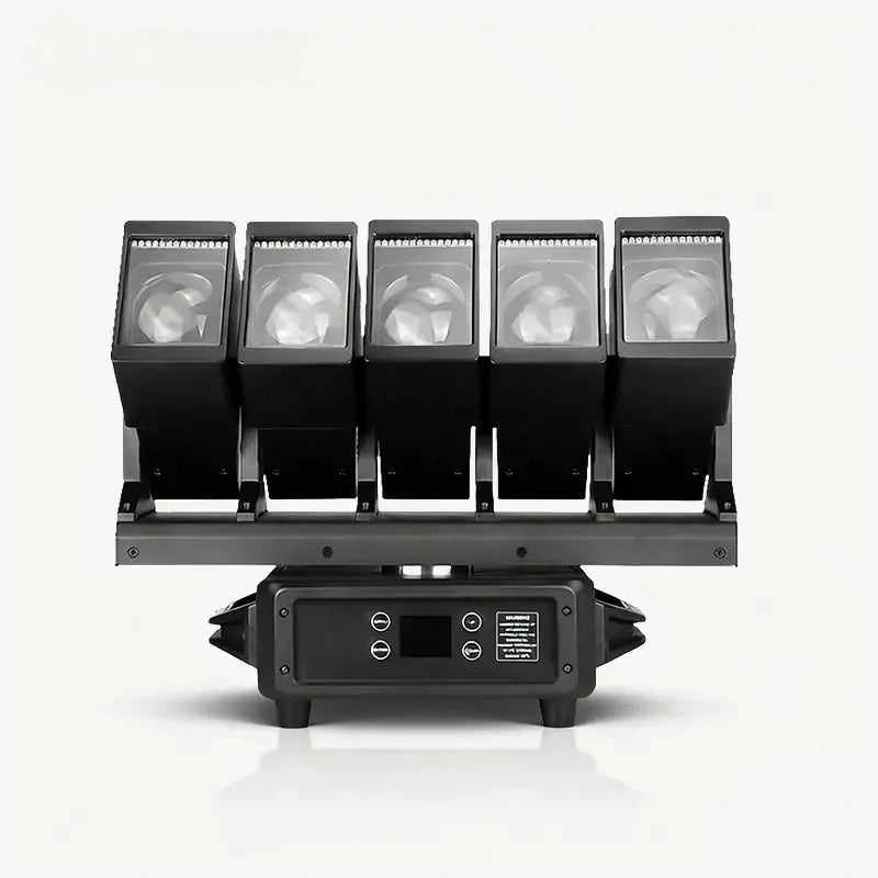 5x60W LED BEAM ZOOM MOVING HEAD LIGHT WITH AUXILIARY LIGHT