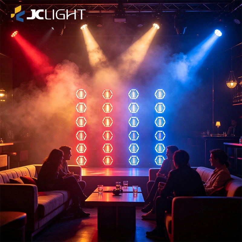 6PCS 3in1 Linear Retro Stage Light With Auxiliary Light | JC LIGHT