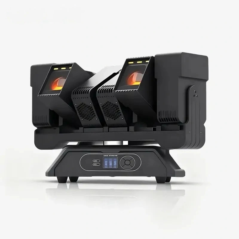 6x60W LED BEAM ZOOM MOVING HEAD LIGHT WITH AUXILIARY LIGHT