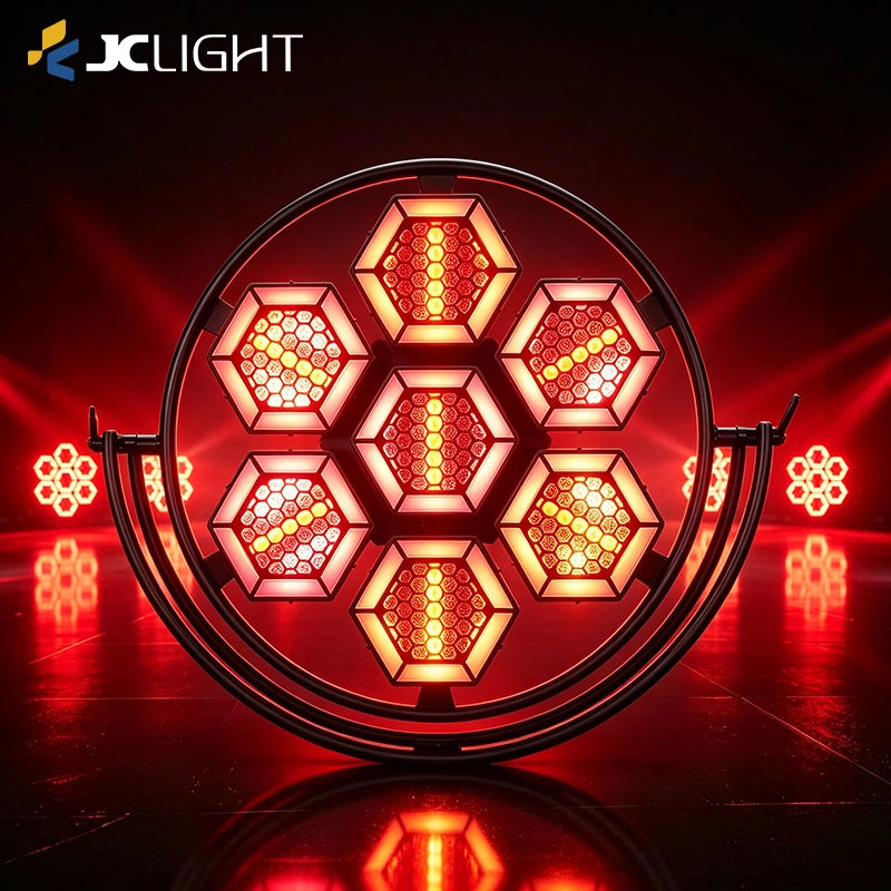 7PCS 3in1 Retro Stage Light With Auxiliary Light | JC LIGHT