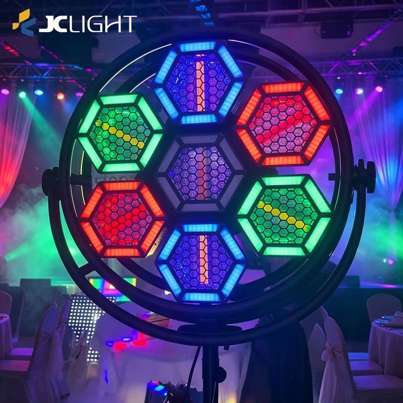 7PCS 3in1 Retro Stage Light With Auxiliary Light | JC LIGHT