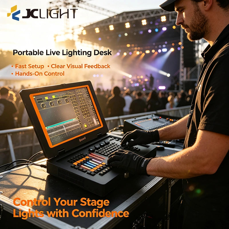 MA Fader Wing Lighting Console Controller With Flight Case | JC LIGHT