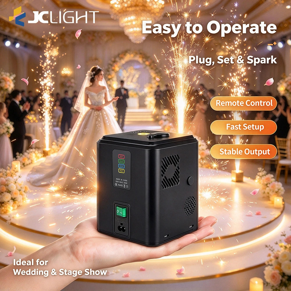 Mini Cold Spark Machine For Stage Effects | JC LIGHT