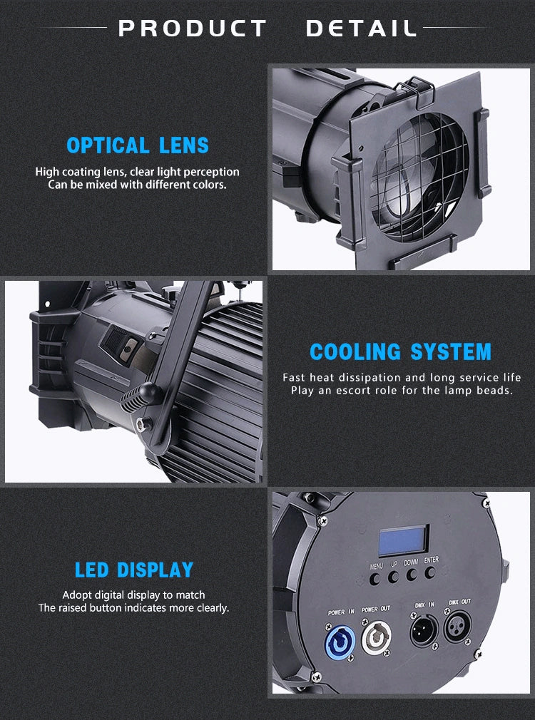 Sirius LED 300 Moving Embroidery Light Dual Color | JC LIGHT