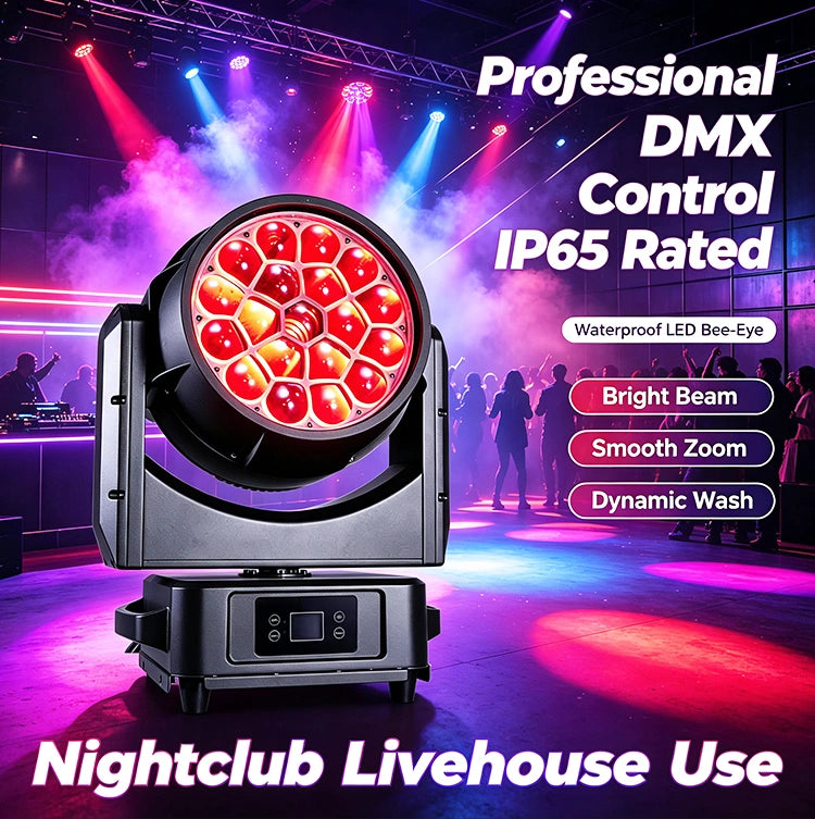 Waterproof 19PCS Matrix Wash Moving Head Light 80W 120W | JC LIGHT