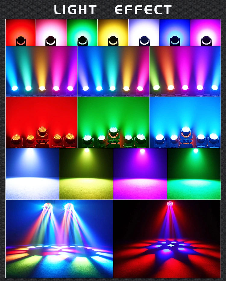 Waterproof 19PCS Matrix Wash Moving Head Light 80W 120W | JC LIGHT