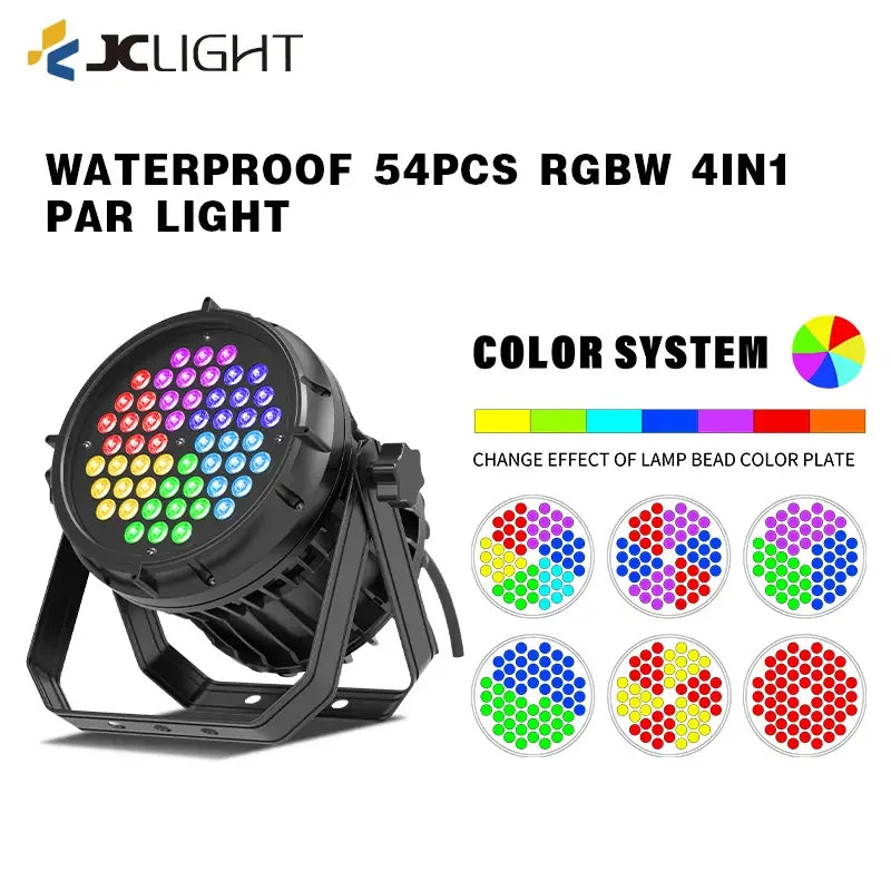WATERPROOF 18/24/54PCS LED PAR LIGHT(BIG WINDMILL)