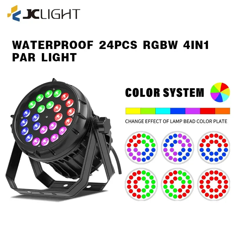 WATERPROOF 18/24/54PCS LED PAR LIGHT(BIG WINDMILL)