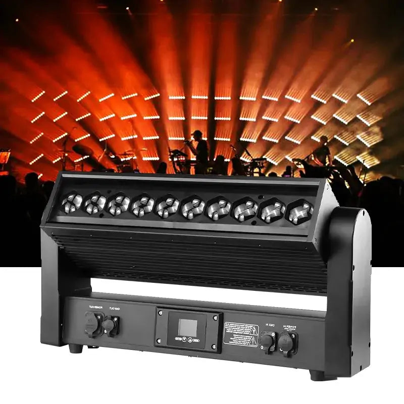 WATERPROOF 10x40W LED PIXEL ZOOM MATRIX LIGHT