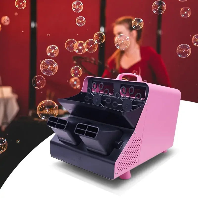 Remote Double Wheel Bubble Machine | JC LIGHT