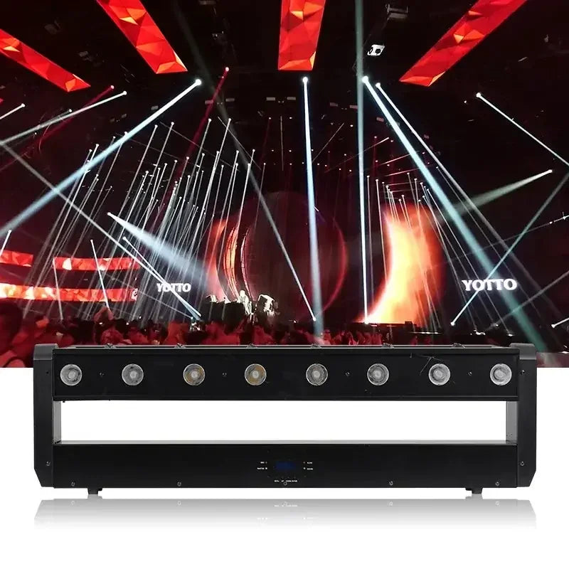 6 HEADS 3IN1 DOT MATRIX LED LASER LIGHT