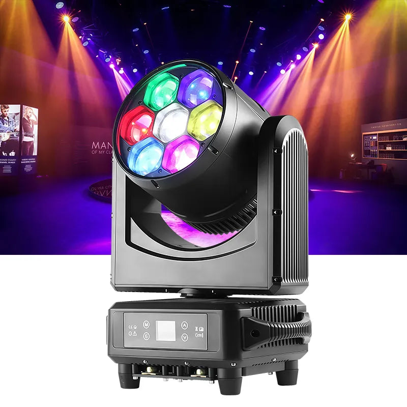 WATERPROOF 7 PCS LED BEE EYES MOVING HEAD LIGHT(WASP)