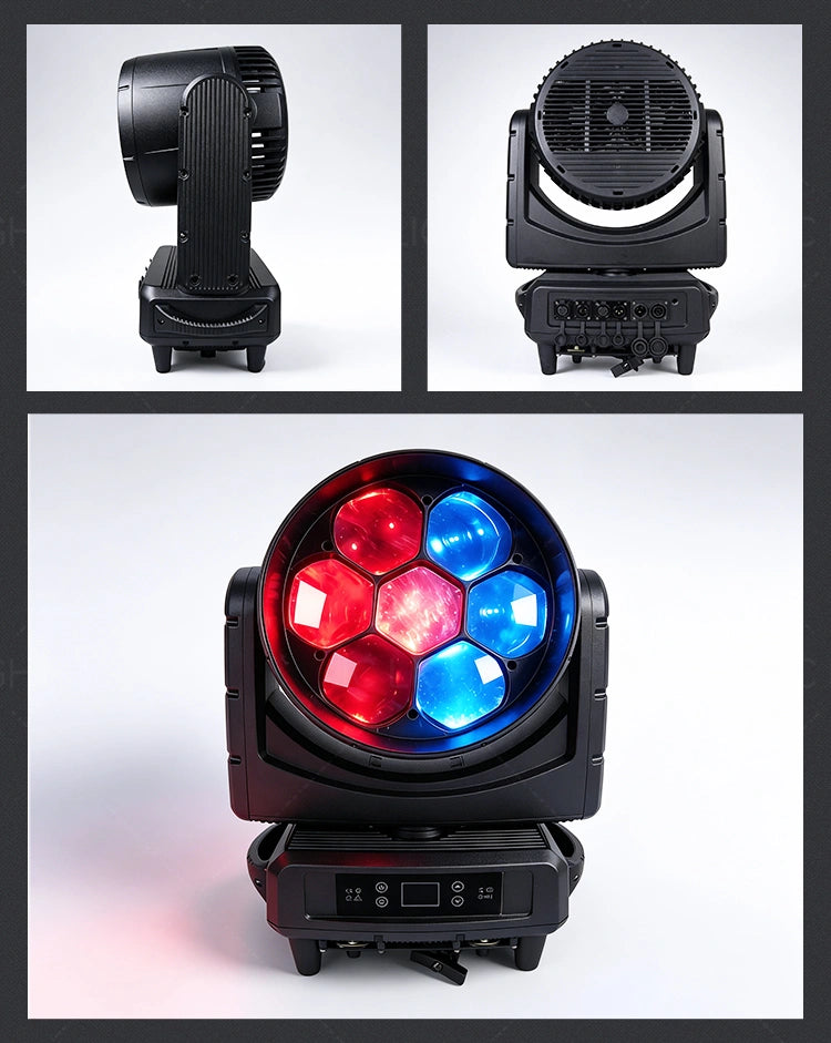 JC LIGHT Waterproof 7PCS Bee Eye Wash Moving Head Light