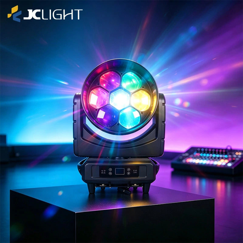 JC LIGHT Waterproof 7PCS Bee Eye Wash Moving Head Light