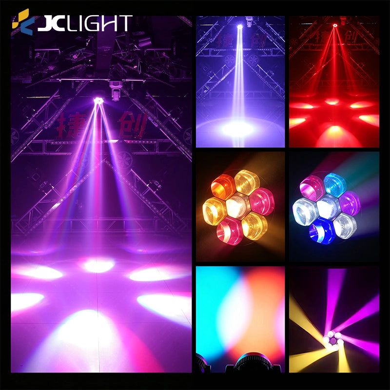 JC LIGHT Waterproof 7PCS Bee Eye Wash Moving Head Light