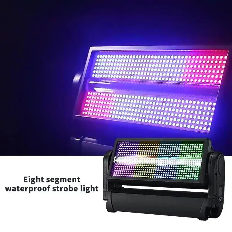 WATERPROOF 8 SEGMENT STROBE MOVING HEAD LIGHT
