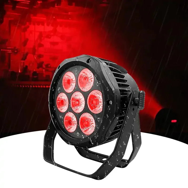 WATERPROOF MINI 7PCS LED PAR LIGHT