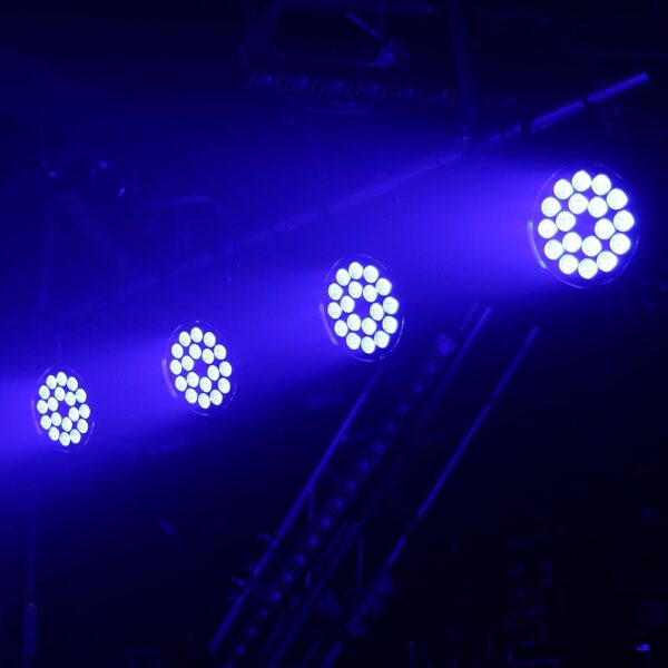 18pcs LED Par Light-Private Model PD186A blue effect