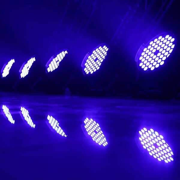 Waterproof 54pcs LED Flat Par Light-BF543A blue effect