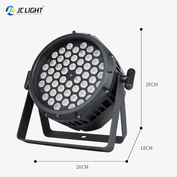 Waterproof 54pcs LED Flat Par Light-BF543A size