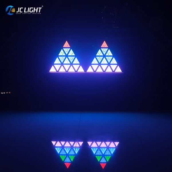 Triangle Full Color Matrix Light-SZD03A night effect