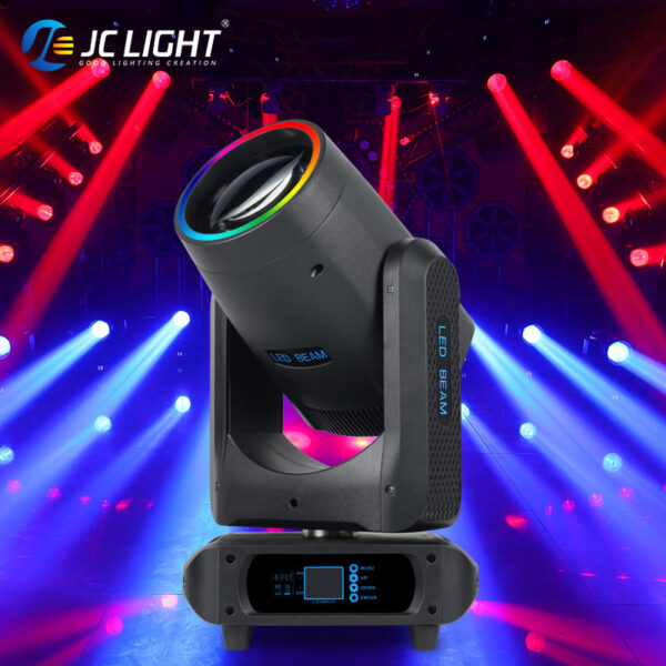 LED Beam Moving Head Light With Ring night effect