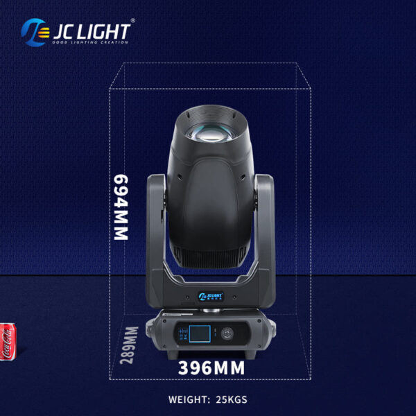 Upgraded LED 3in1 spot moving head Light size