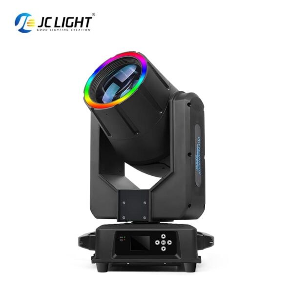 Waterproof 380w Beam Light With LED Ring