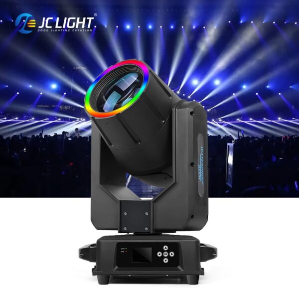 Waterproof 380w Beam Light With LED Ring effect